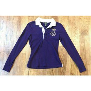 Ralph Lauren Polo Rugby Purple Crown Diamond Shirt
